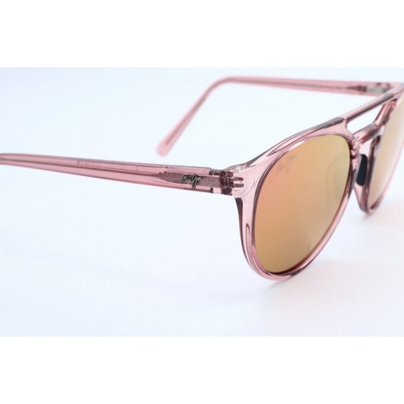 Maui Jim Ah Dang MJ 781-12C Round Polarized Sunglasses Maui Rose Lens 51.5mm (B) main image 4
